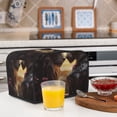 thumbnail image 6 of Lsque Romantic Flower Lion Couple Print 4 Slice Toaster Cover , Kitchen Appliance Dustproof Protector , Toaster Protector Dustproof Kitchen Appliance Cover, 6 of 7