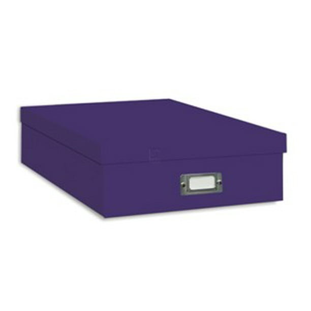 SCRAPBOOKING STORAGE BOX HOLDS SCRAPBOOKS, PAPER AND SUPPLIES BRIGHT