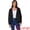 Black, variant on Women's Lightweight Windbreaker Jacket with Hood Pockets S Black