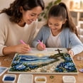 thumbnail image 2 of Pearl Art Kit - DIY Diamond Painting Craft Set for Adults with Canvas, Resin Pearls & Tools, Relaxing 5D Full Drill Wall Decor, Beginner-Friendly Home Project (D), 2 of 2