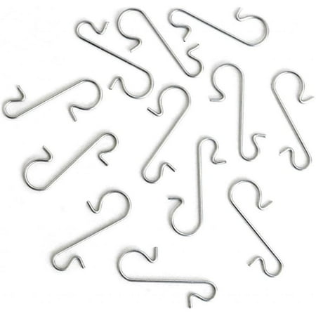 

Sonbest 1 Pack Of Christmas Decorations S-shaped Hooks For Christmas Tree Stainless Steel S Shape Hanging Hook Silver