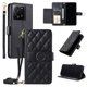 thumbnail image 5 of Funda tipo billetera GANGXUN para Xiaomi 13T Pro – Tapa abatible con correa para mujer, 5 of 5