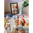 thumbnail image 2 of AZXL 10.1" WiFi Digital Picture Frame with Touchscreen, Auto-Rotate, Easy Photo Sharing via App, Black, 2 of 8