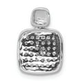 thumbnail image 3 of FB Jewels 14K White Gold 1/4 Carat Diamond Fancy Square Pendant, 3 of 4