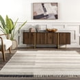 thumbnail image 3 of nuLOOM Nicky Contemporary Striped Wool Tassel Area Rug, 6' x 9', Beige, 3 of 9