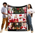 thumbnail image 3 of Picture Blankets Customized, 10 Photos Customized Blanket, Custom Picture Blankets, Gifts for Sister Dad Mom Daughter Son, 3 of 5