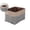 Brown, variant on Storage Bins Large Fabric Storage Baskets for Shelves, Decorative Linen Closet Baskets with Handles for Organizing, Shelf, Clothes, Home, Office, 14.96x11.02x9.45Inches