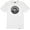 White, variant on Men's T-Shirt Wheel Well Short Sleeve Crewneck Tee (Medium, Black)