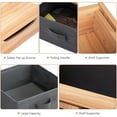 thumbnail image 5 of Kids Table and Chair Set, 3 in 1 Wooden Kids Activity Table Set with Storage Drawer, Detachable Tabletop, Toddlers Table and Chair Set for Drawing Reading Arts Crafts Playroom Nursery, Natural, 5 of 9