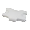 thumbnail image 4 of Almohada ergonómica de espuma viscoelástica para dormir, protección ergonómica para el cuello Blanco, 4 of 9