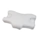 thumbnail image 4 of Almohada de espuma viscoelástica para dormir, antiarrugas, ergonómica para el cuello Blanco, 4 of 9