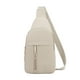thumbnail image 1 of Mochila de pecho, bolso deportivo cruzado con múltiples compartimentos con cremallera, correa ajustable para actividades al aire libre, almacenamiento manos libres para artículos esenciales, tela res, 1 of 6
