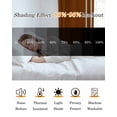 thumbnail image 5 of Blackout Curtains for Bedroom, Burnt Orange Beige Striped Room Darkening Window Drapes for Living Room, Modern Farmhouse Retro Lines Thermal Insulated Grommet Curtains, 42x63 inch, 2 Panels, 5 of 9