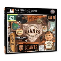 YouTheFan MLB San Francisco Giants Retro Series Puzzle – 500 PC