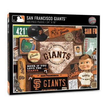 YouTheFan MLB San Francisco Giants Retro Series Puzzle – 500 PC