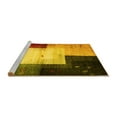 thumbnail image 2 of Ahgly Company Machine Washable Indoor Rectangle Abstract Yellow Contemporary Area Rugs, 2' x 5', 2 of 4