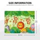 thumbnail image 2 of Fotbe African Animals in the Jungle Alfombrilla de Secado para Cocina con Estampado, 18x24 Pulgadas, 2 of 7