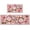 Pink, variant on Kitchen Rugs and Mats Non Skid Washable Set of 2,Boho Floral Modern Farmhouse Bohemian Kitchen Runner Rugs with Rubber Backing for Kitchen Decor and Accessories (Beige 17"x47"+17"x30")