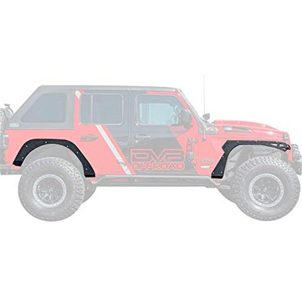 DV8 FDJL03 Fender Delete Kit for 2018 Jeep Wrangler JL