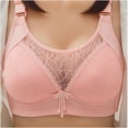 thumbnail image 1 of Abcnature Daily Comfort Bras for Women Back Buckle Embroidery Thin Style Ventilate Plus Size Bras without Steel Rim, 1 of 5