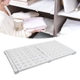 thumbnail image 1 of Organisateur d'Étagère de Placard Réglable, Construction en Acier Durable, Extensible pour Armoires, Garde-Robes, Salles de Bains, 1 of 8