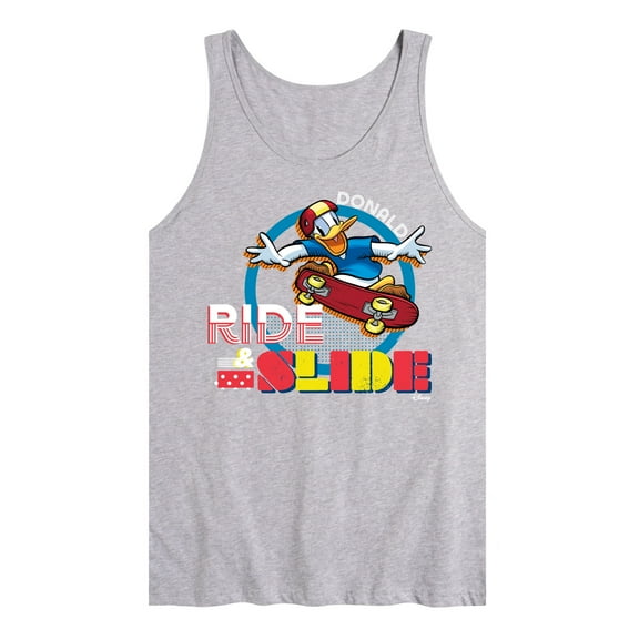 Disney - Standard Sports - Ride & Slide with Donald - Men's Jersey Tank Top
