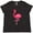 Black Leopard, variant on Inktastic Pink Flamingo Women's Plus Size T-Shirt