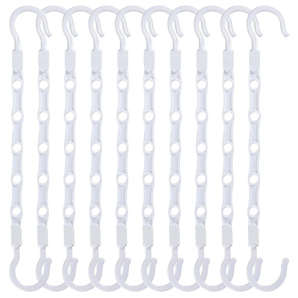 Fiudx Perchero Multifuncional, Perchero Giratorio Que Ahorra Espacio, Diseño de Material Abs Duradero, Almacenamiento de Ropa Antiarrugas, Ideal para Dormitorios y Apartamentos, Organizador de Armari