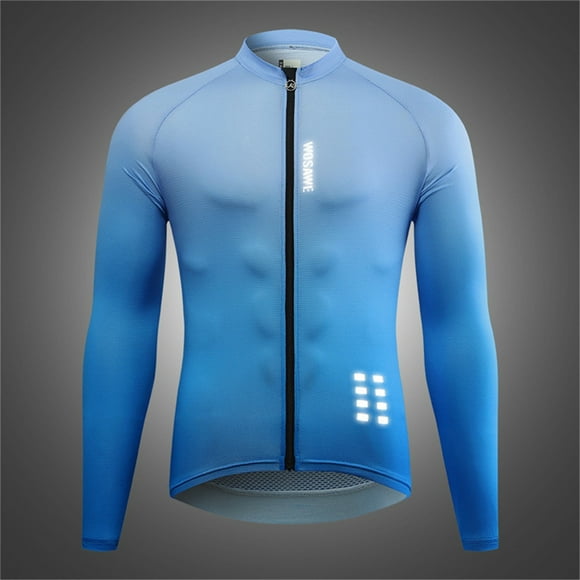 LLQkigsxse Cycling Outfits Men's Cycling Wind Jacket Reflective Windbreaker