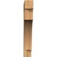 thumbnail image 2 of Ekena Millwork 6"W x 38"D x 42"H Westlake Block Rough Sawn Bracket, Western Red Cedar, 2 of 4