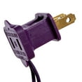 thumbnail image 3 of Vickerman 3' Purple Fir Artificial Christmas Tree, Purple  Dura-lit LED Lights, 3 of 4