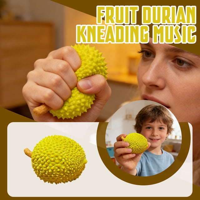 Realistic Artificial Durian Fruit Model Decorative Simulation Prop for Home Kitchen Display Store Window Photography