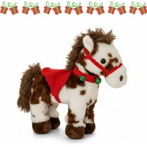 Yippzo 2026 Animated Horse Plushies – Electric Stuffed Animal Plush Interactive Horse Toy Figures, Soft Interactive Dolls with Neighing Sounds Dancing