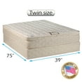 thumbnail image 2 of Dream Solutions USA 10" Innerspring Mattress and Box Spring Set, Twin, 2 of 6