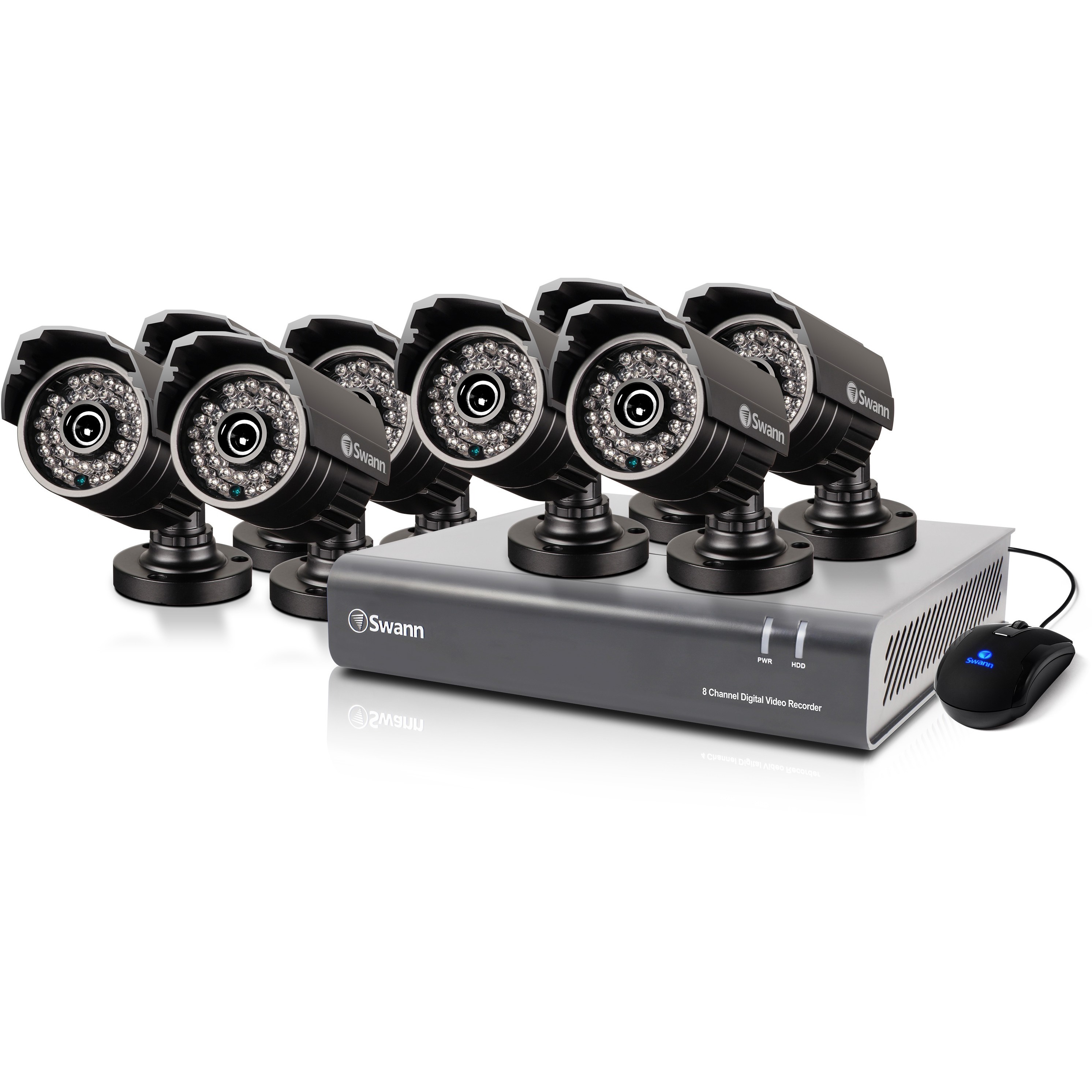 DVR84400 8 Channel 720p Digital Video Recorder & 8 x PRO735 Cameras