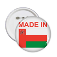 thumbnail image 1 of Pays d'Oman Amour Épingles Rondes Bouton Emblème Accessoire Décoration 5pcs, 1 of 2