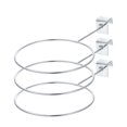 thumbnail image 1 of Weiweiguan 3Pcs Mounted Basketball Holder Iron Balls Storage Rack Hats Display Rack for Displaying, 1 of 7