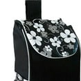 thumbnail image 6 of Large Shopping bag Heavy Duty Replacement Bag Reusable Backup trolley Foldable for Shopping Cart Fold up Hand Truck Utility Cart , black, 6 of 7