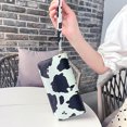 thumbnail image 4 of Bolsa Bolso de mano con estampado de patrón de vaca de cuero retro para mujer (verde) JShteea Para Estrenar, 4 of 6