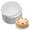 White Pleated, variant on Spec101 Round Cake Boards Bulk 12pk - 10 Inch Cake Drum White 1/2in Smooth Edge