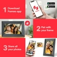 ONN 10” WiFi Digital Picture Frame Send Photos & Videos Instantly