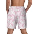 thumbnail image 4 of Daiia Cute Rabbit Mens Swim Trunks Swim Shorts Quick Dry Swim Shorts with Mesh Lining Pockets-Large, 4 of 9