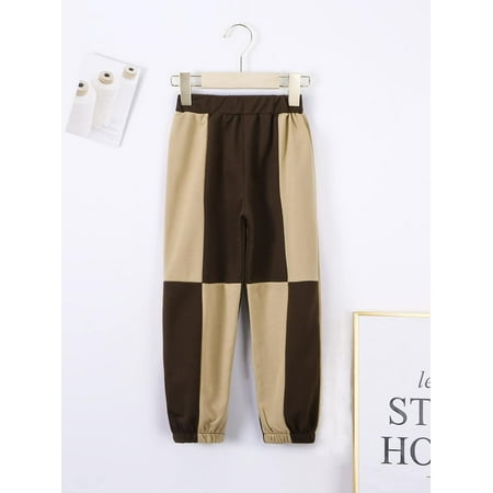 

Multicolor Toddler Girls Two Tone Sweatpants 100 S040E