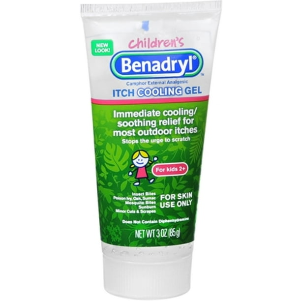 6 Pack Benadryl Children's Itch Cooling Gel 3 oz