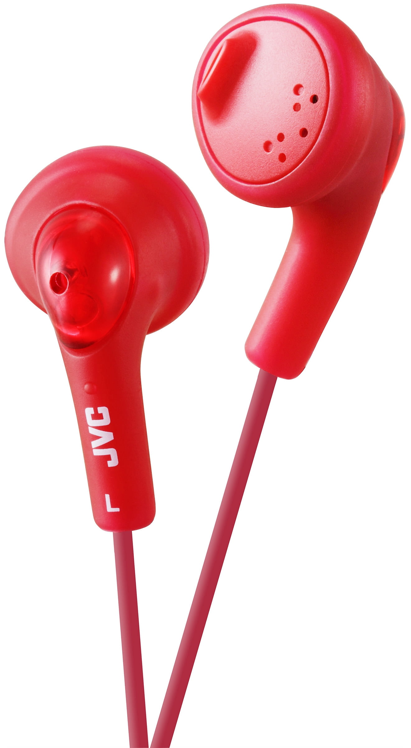 JVC HAF160R Gumy Ear Bud Headphone Red