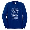 thumbnail image 2 of Wild Bobby Saved By Jesus Fueled By Coffee Inspirational/Christian Men Long Sleeve Shirt, Royal, XX-Large, 2 of 5