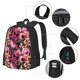 thumbnail image 2 of Balery Rose Flowers Mochila para hombre y mujer - Tela Oxford 600D resistente - Gran capacidad, resistente al agua, ideal para la escuela, viajes y senderismo, 2 of 6