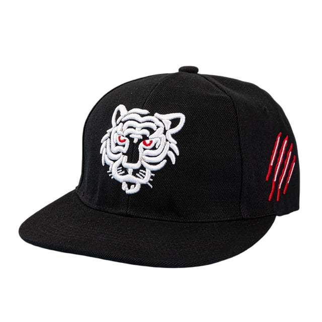 Gorra ajustable con tigre Gorras deportivas Gorras de béisbol Gorra de camionero para hombre y mujer Negro Tigre Talla única