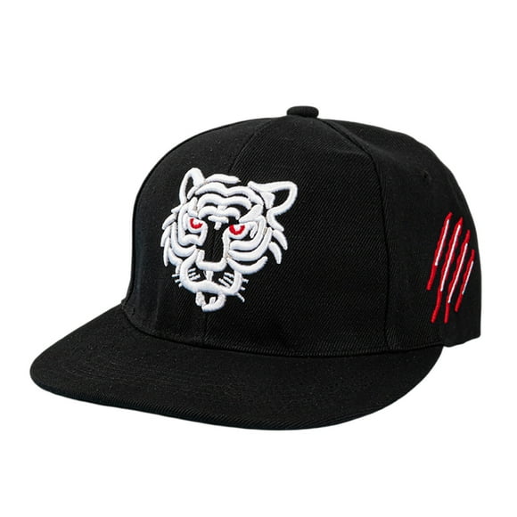 Outdoor Sports Other Adjustable Tiger Cap for Men Women Comfortable Trucker Hat for Sports Fans Versatile Black Baseball Hats for All Genders