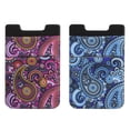 thumbnail image 1 of MasteelfCA 2pcs Phone Back Card Holders Adhesive Mobile Phone Case Back Card Wallets, 1 of 9